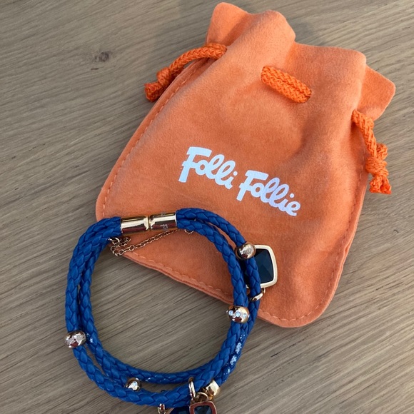 Blue stone Folli Follies bracelet - Picture 1 of 2